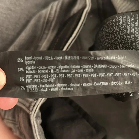 Zara high waisted skinny gray jeans size 6 denim dark gray - Picture 9 of 9